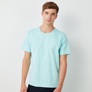 舒適清水藍優質棉品T恤 