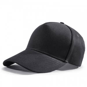 經典黑色高品質棒球帽定制 