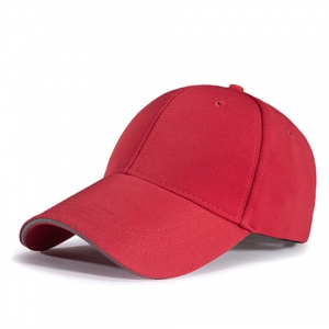 經典大紅色高品質六瓣棒球帽 