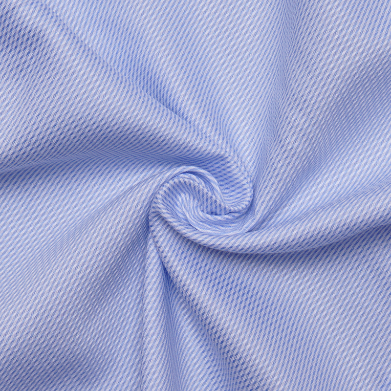 經典藍色破浪紋男士短袖襯衫(圖5)
