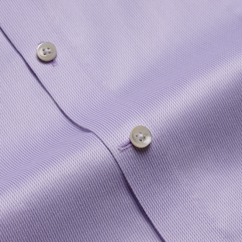 紫色細條紋長袖襯衫定制(圖7)